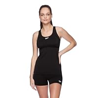 Speedo Women's Cross Trainer Power Tank, Black, 32