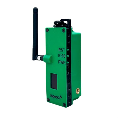 Spec5 Trekker Utility LoRa Radio - GPS Enabled Meshtastic Device, Fully Flashed Off-Grid Communication Device for Hiking, Camping & Outdoor Adventures (Green)