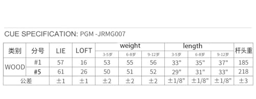 Pilotes de golf hybrides en carbone premium pour juniors - 5