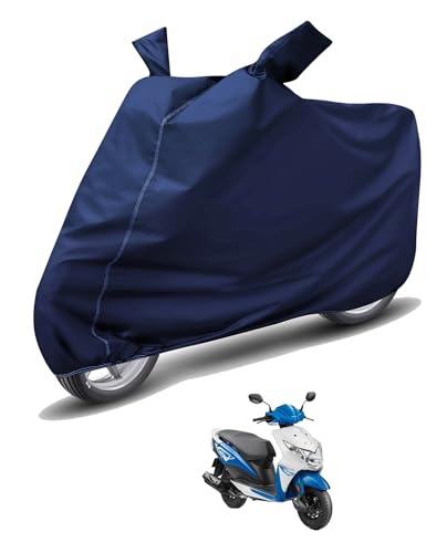 Image of Auto Hub Waterproof Scooty Cover Compatible with Dio Dustproof, UV Protection Two Wheeler Scooty Dio Cover - Blue