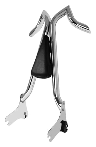 Dossier passager moto éliminant le mal de dos arrière sur Touring Road Glide Electra