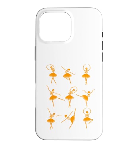 Halloween Dancing Skeleton Ballerina Ballet Women Girl �X�}�z�P�[�X iPhone 16 Pro Max �p