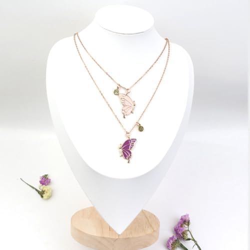 Butterfly Friendship Necklaces and Bracelets BFF Matching Jewelry for 2 Best Friends2