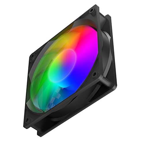Redragon FAN 120X25MM PTO T-TGF610 RAINBOW, Cor: Preto