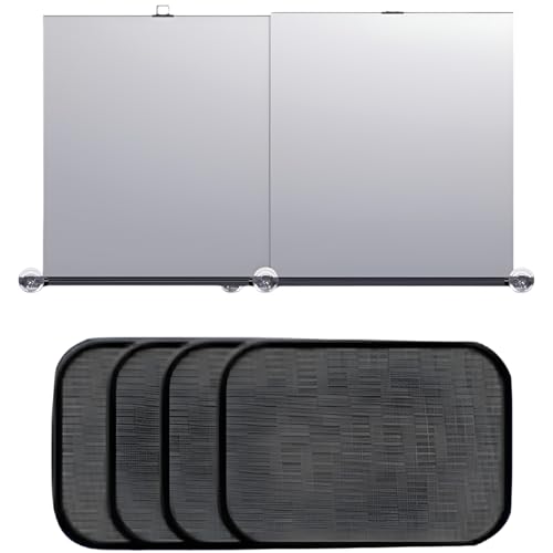 車 サンシェード 車 ロールサンシェード 全自動式カーサンシェード2025新設計 折り畳み式&自動収縮 折り畳み式 太陽を恐れない 2時間熱を持たない 自動収縮 紫外線カット車内温度上昇防止 日除け 暑さ対策 頑丈 プライバシー保護 取付簡単 収納便利
