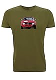 alfa romeo giulia gta fiche technique 100 % algodón Time 4 Tee Alfa Romeo Giulia Camiseta Sprint GTA Italia Rally Car Show de coches clásicos de Italia, Ejercito Verde, S