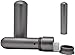Prime Natural Essential Oil Aluminum Alloy Premium Blank Nasal Inhaler - Refillable Aluminum Empty Metal Inhaler - Space Gray Color - Comes with 5 Cotton Wicks - for Aromatherapy