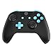 eXtremeRate LB RB LT RT Bumpers Triggers D-Pad ABXY Start Back Sync Boutons, Kit de Boutons Kit de Réparation avec Outils pour Xbox One S & X Manette Contrôleur (Modèle1708)-Bleu Céleste