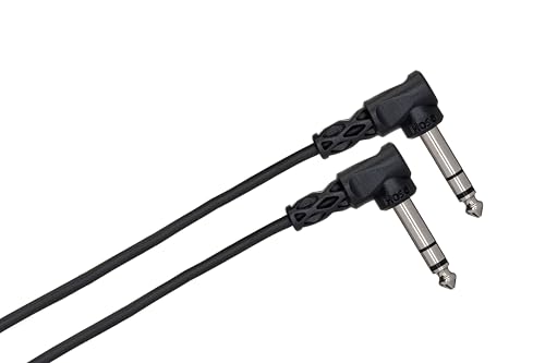 Hosa CSS-103RR Cable Balanceado 1/4 TRS ángulo recto 3 Pies miniatura 3