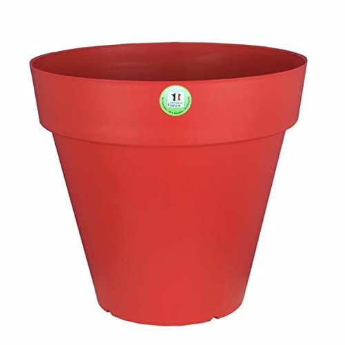 Riviera Pots de fleurs Soleilla Rond Rouge 59 x 59 x 54 cm 83 ml 416056