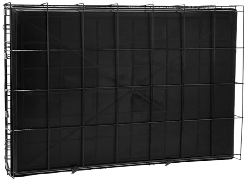 Image of Berlin's Large Dog Cage, Foldable Portable Crate, Double Door with Latches, Removable Tray, (30x18x20inches) (Black, 30 Inch)