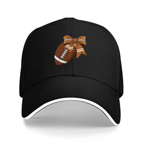 Casquette de baseball football noir et marron idéale pour les journées de match au stade