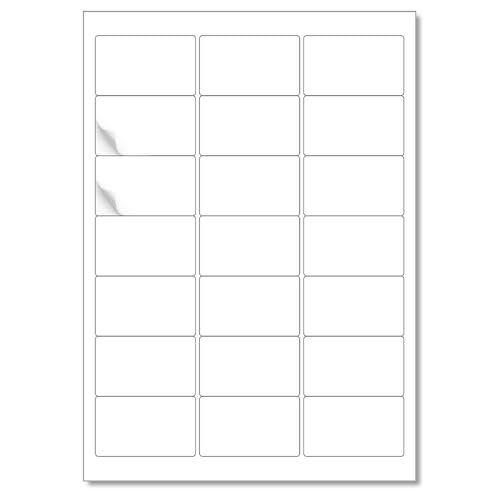 L LIKED 30 Sheets A4 White Printable Self Adhesive Address Labels