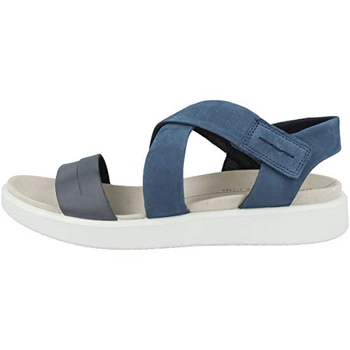 ECCO FLOWTW, Sandalias con Punta Abierta para Mujer, Azul (Marine/True Navy 52625),...