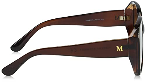 Martha Stewart Women's Ms123 Modern Uv400 Protective Square Sunglasses-Timeless Gifts for Her, 58mm3