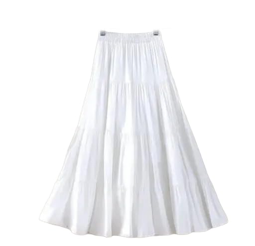 Women Traditional Ethnic Viscose Rayon Maxi Skirt with Flared Design with Elasticated Waist-picture-14