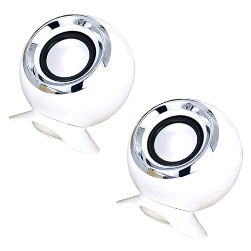 Altavoces PC USB Homoyoyo compactos con control de volumen para teléfono