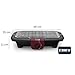 Tefal Easygrill Adjust Red Elektrogrill, 2300 Watt Tischgrill, 870 cm² Grillfläche, einfache Reinigung, Grillrost und Tropfschale spülmaschinenfest, vollständig zerlegbar, schwarz/burgunderrot, BG90E5