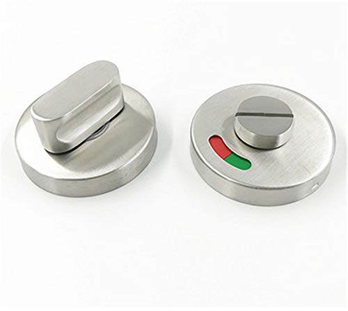 Preisvergleich Produktbild ZTZT Metalltürschloss WC-WC-Türgriff Schloss Badezimmerschrank Pull Knot Metall-WC-Türschlösser