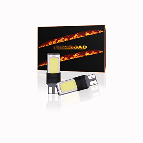 Ampoule LED T10 W5W voiture 2Pcs 6000K 2 SMD auto BLANC SUPER WHITE norme Française FIREROAD Cover