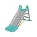 Produktbild JAMARA 460549 - Rutsche Funny Slide - aus robustem Kunststoff, Rutschauslauf für sanfte Landungen, Breite Stufen und Sicherheitsgriffe, Stabilisierungsseil, grau, único