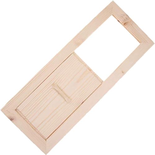 Baokuan Rejilla De Ventilación para Sauna, Equipo De Sala De Sauna Ajustable De Madera, Panel De Ventilación, Rejilla De Ventilación para Sala De Vapor, Accesorios para Sala De Sauna