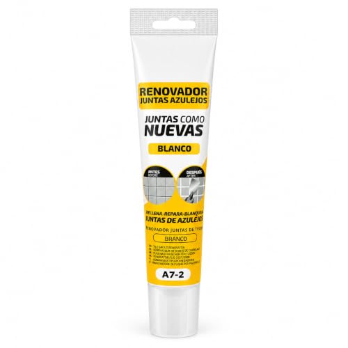 Renovador y blanqueador de juntas 125 ml, 1 unidad, blanco para azulejos