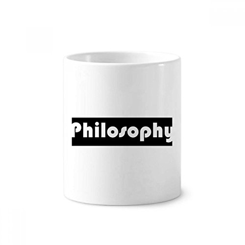 Porte-céramique noire Philosophie pour organiser votre bureau et table de chevet