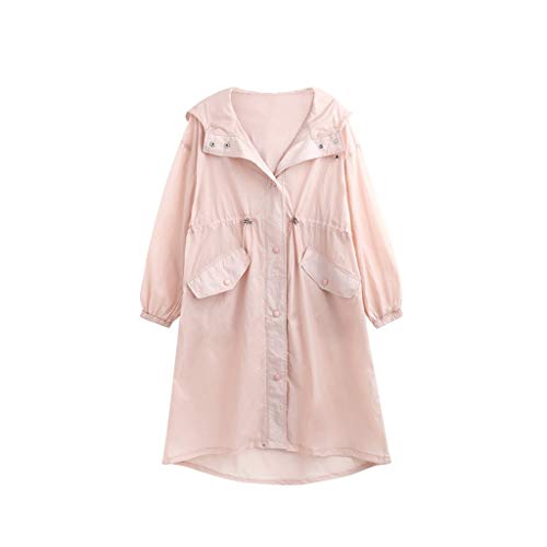 Veste anti-UV femme longue contre le soleil coupe-vent respirante