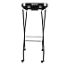 Betty Dain Folding Service Tray, Organized Work Area For Salon Services, Simple Tray Lock Release Tilts to Upright Storage Position, Rubber Wheels, 14.5 x 13.5 Inch Tray, 35 Inch height