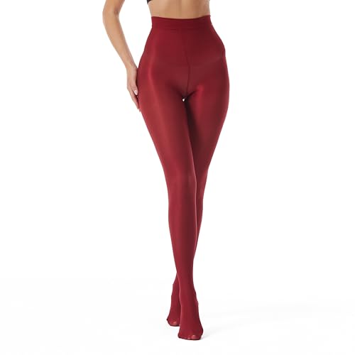Image of Frola Shaping Tights for Women 70D Shimmery Pantyhose for Dance Ballet Glitter Socks