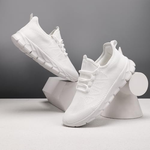Image of ZGPWZWL Mens Running Shoes Fashion Sneakers for Walking Tennis Gym Shoes Slip On Lightweight and Comfortable