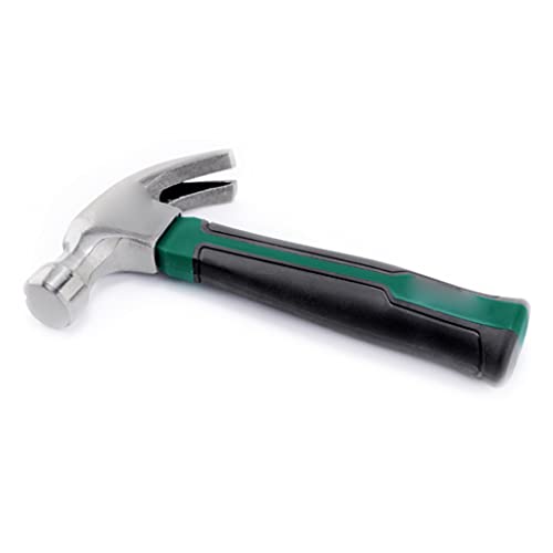 SUMEWDA BUKODAZ Martillo de Garra, Martillo de Madera, Martillo de Mango de Fibra de Vidrio, Martillo de uñas, Martillo de Mango Corto