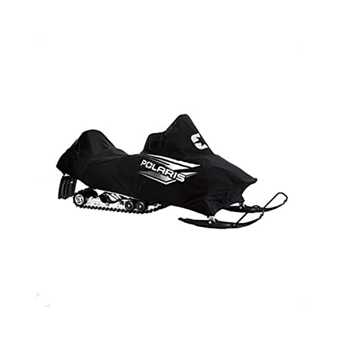 Housse pour motoneige Polaris Indy et IQ en toile noire haute résistance pour l'hivernage