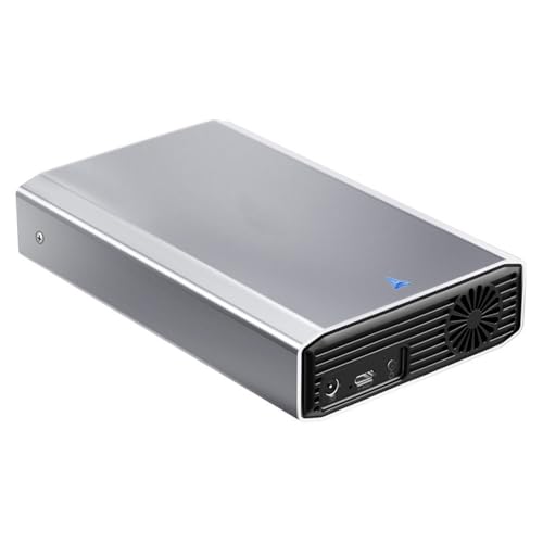Caja de disco duro de aluminio de 5 Gbps para discos duros SATA de 2.5/3.5 tipo C 3.1, soporta herramientas intercambiables en caliente
