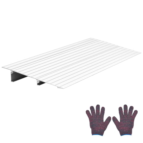 VEVOR Door Threshold Ramp 2‘’ Rise Aluminum Alloy Threshold Ramp Rated 800 lbs Load Capacity,...