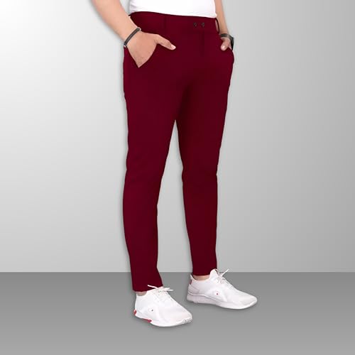 Image of Men's Stylish Slim Fit Trousers for Office and Casual Wear | Versatile Men's Trousers | Ideal for Formal Events and Everyday Casual Wear
