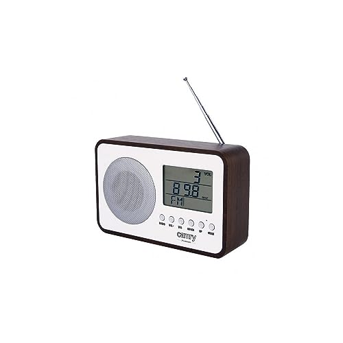 Camry CR-1153 Radio Digital Estilo Retro, FM, AC/DC, Reloj
