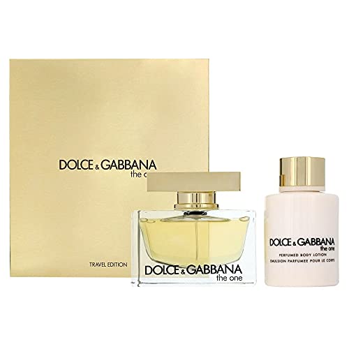 Dolce Gabbana The One for Women Travel 2 Piece Set (2.5 Ounce Eau de Parfum Spray + 3.4 Ounce Body Lotion)