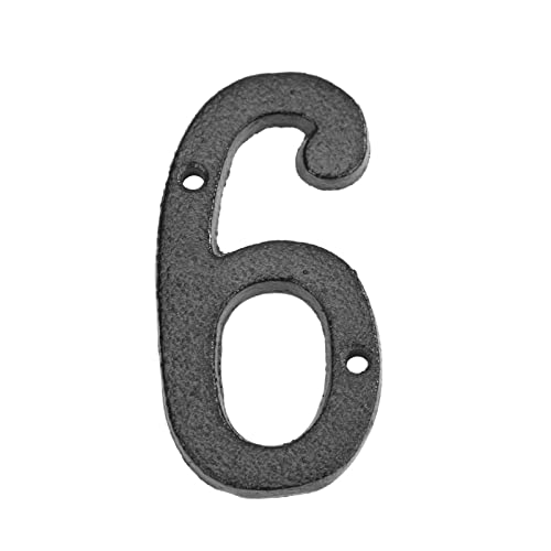Numéro de porte d'entrée en fonte qui ne rouille pas pour votre adresse