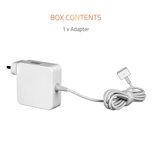 Image of Artis AR-60W-MG2 60 Watts MG2 Laptop Adapter /Charger Compatible for MB Pro 13 Retina Display (16.5V, 3.65A) Connector: MG2, T Tip Connector, White