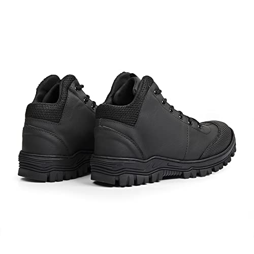 Kit Bota E Tênis Adventure Em Couro Earthsand Preto (41, Preto)