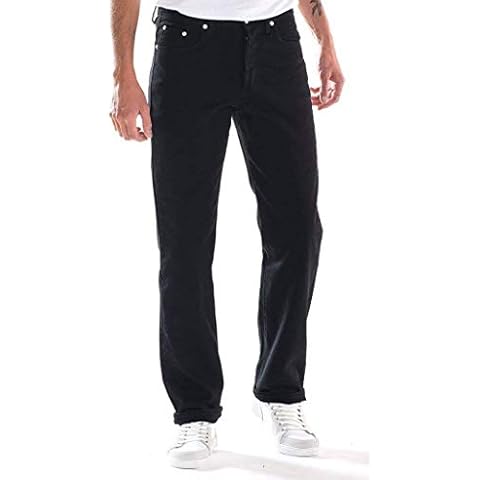 Full Blue Big Mens Traditional Fit Stretch Jean (Black, 58W x 28L) Cover