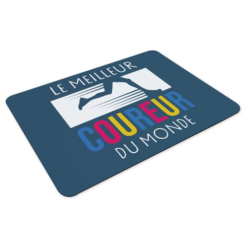 Set de table dessous caoutchouc bleu athlétisme grand format - 3