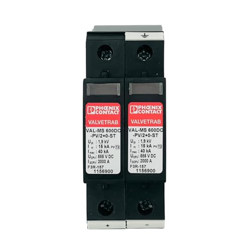 Image of AC /DC Surge Protection Device (SPD) 320V / 600V / 1000V - Single & Three Phase, 2 Pole / 3 Pole / 4 Pole - Sibass or Phoenix Contact (DC SPD, Phoenix-600V-2P)