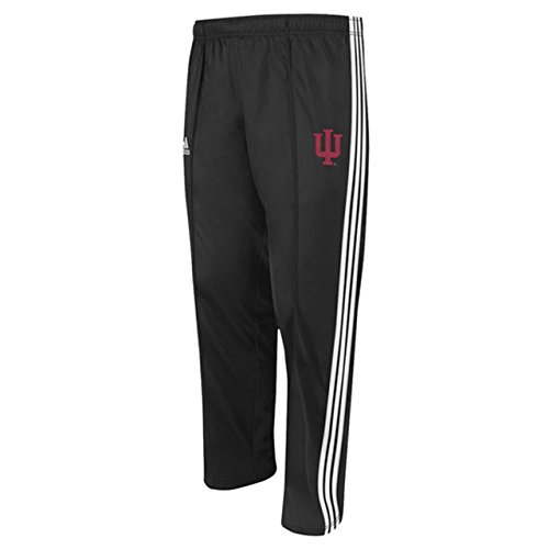 Image of adidas Indiana Hoosiers Youth 3-Stripe Track Pants - Black, Youth Large