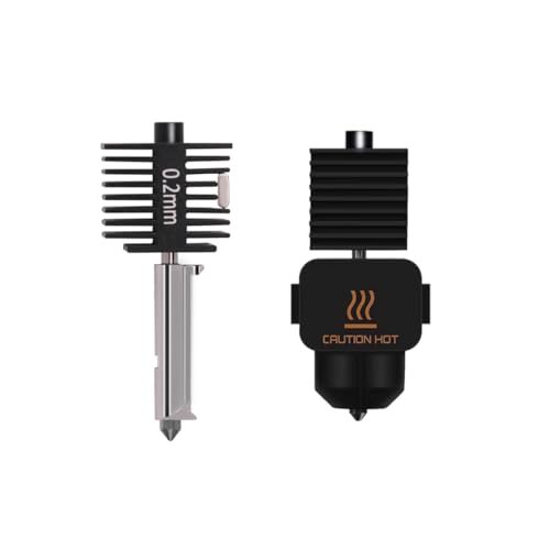 Image of Upgrade Hotend Kit for Bambu Lab A2L /A1 /A1 Mini, Hot End Assembly 0.2 /0.4 /0.6mm Hardened Steel Nozzle & Silicone Sock for Bambu Lab 3D Printer Part