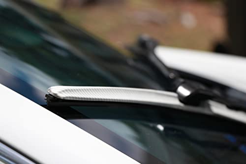 Clix Wipers - White Carbon Wiper Blades For Jeep Wrangler - All-Weather Replacement Windshield-Wipers For All Wrangler/Unlimited Models (1997-2022) - Set Of 2 Blades #TOP7