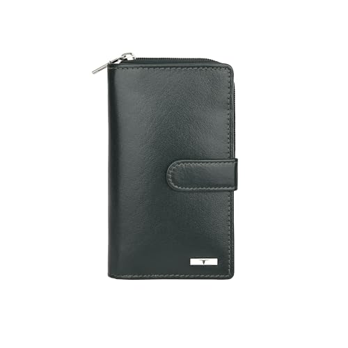 Image of URBAN FOREST Stella Aniline Green Leather Wallet for Women