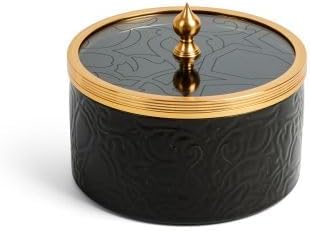 Otantik Home Medium Date Bowl from Majlis - Black